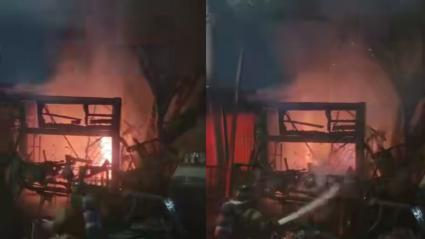 Captura de video del momento de los hechos