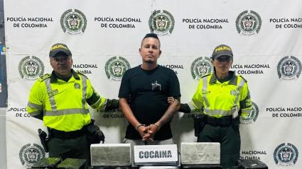 Capturado al momento de la detención. 