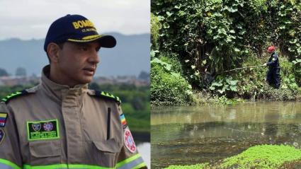 capitán Álvaro Farfán, comandante de Bomberos de Cundinamarca