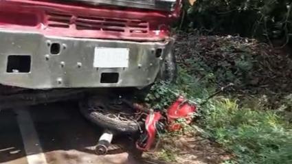 Imagen referencial de la escena del accidente