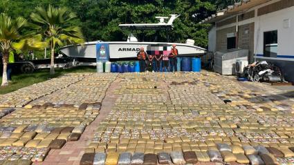 Más de una tonelada incautada en aguas de Santa Marta 