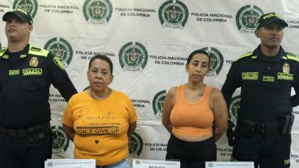 Las capturadas fueron identificadas como una mujer de 56 años y otra de 36
