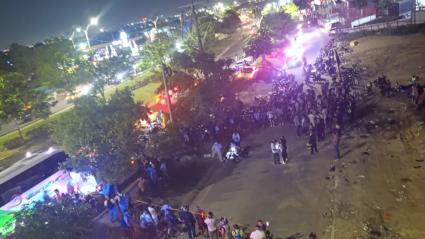 Lugar donde se registró el atentado en la tarde de este martes 14 de octubre.