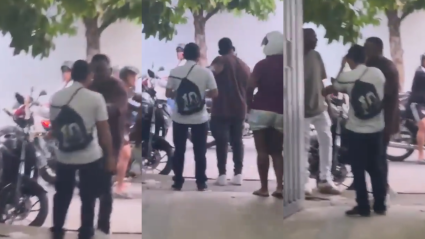 Captura de video del momento de los hechos