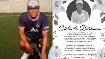  Adalberto Barranco, docente fallecido