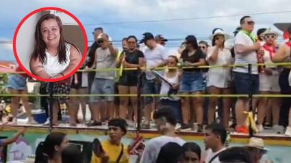 Captura de video del momento de los hechos