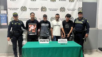 Capturados en flagrancia 