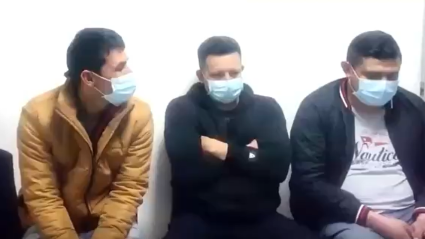 Policías capturados