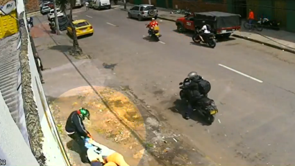 Captura de video del momento de los hechos