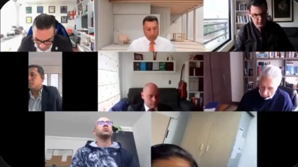 Aspecto de la audiencia de imputación de cargos contra Juan Carlos Suárez Ortiz mientras la delegada de la Fiscalía leía la decisión del ente investigador.