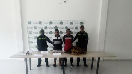 Los capturados en flagrancia 