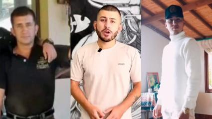 Andrés Giraldo, Diosdado Hernández y Edgar Velázquez, tres de los asesinados