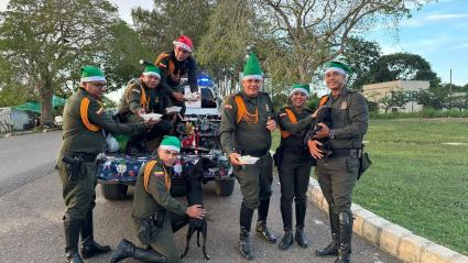Una iniciativa por la Seccional de Carabineros y Protección Ambiental de la Policía Nacional en el Atlántico para más de 200 caninos abandonados.