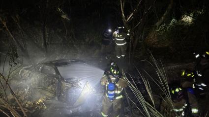 Momentos luego del accidente