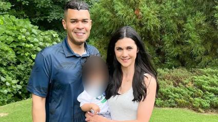 Christina Chambers y su esposo 