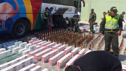 Operativos de la DIAN en Barranquilla.