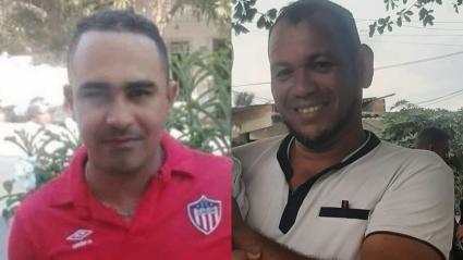 Aldair Junior Roldán Santiago y Luis Gabriel Díaz Tapias.