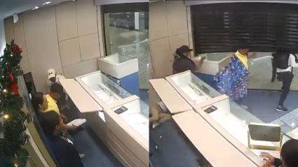 Captura de video del momento de los hechos