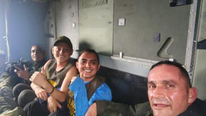 Imagen del momento del rescate