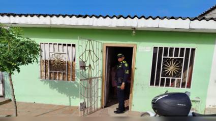Casa en donde ocurrió el asesinato