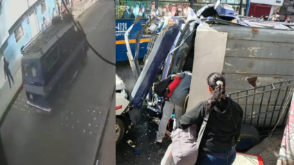 Momentos luego del accidente