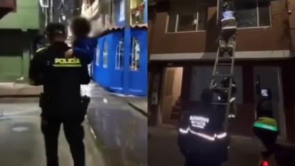 Captura del momento de los hechos 