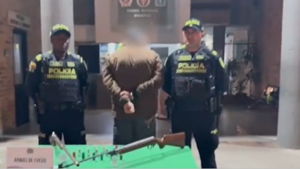 Capturado en flagrancia