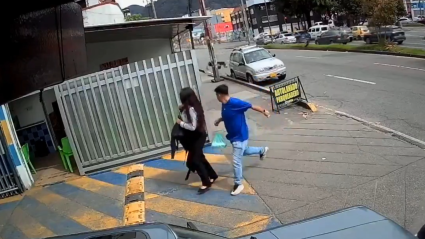 Momentos  del accidente