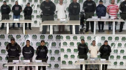 Fotografía de los capturados 