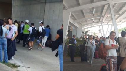 Evacúan el aeropuerto Ernesto Cortissoz por posible hallazgo de explosivos