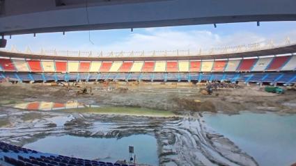 Siguen las obras en el Estadio Metropolitano 