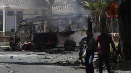 Momentos luego del ataque