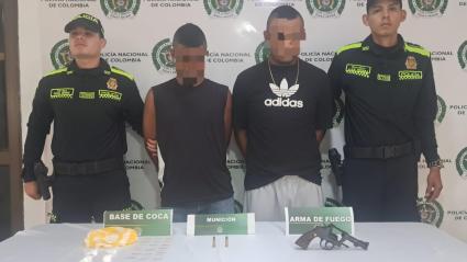 Dos capturados por expendio de drogas