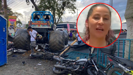 Sonia Dilma Segura Moreno, conductora del ‘monster truck’