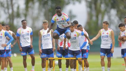 Selección Colombia en preparación para su debut en el Mundial
