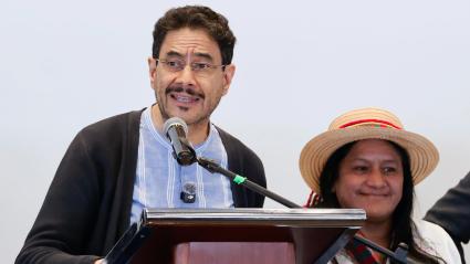 Iván Cepeda y Aída Quilcué.