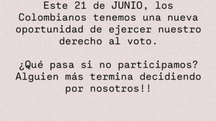 Mensaje de Karol G a través de sus redes sociales 