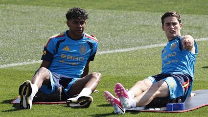 Entrenamiento de la selección española 