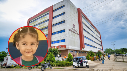 Celeste Valentina Osorio, niña asesinada en Polonuevo