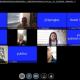 Captura de pantalla con los participantes de la audiencia celebrada de forma virtual este viernes