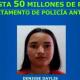 La mujer que es buscada por las autoridades