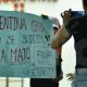 Protesta llevada a cabo en la noche del miércoles