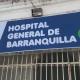 Hospital General de Barranquilla, lugar donde fue trasladada la víctima.