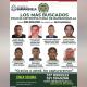 Cartel de los criminales más buscados en Barranquilla.