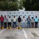 Los 11 presuntos integrantes del Clan del Golfo capturados en Soledad.