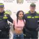 La mujer fue capturada luego de que huyera del lugar.