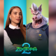 Luisa Fernanda w junto a su nuevo personaje en Zootopia 2