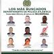 Cartel de los más buscados 