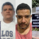 Los tres reclusos fugados de la Cárcel Distrital El Bosque.