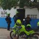 Policías en el sector de Cascajalito, en Sabanalarga.